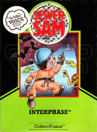 Sewer Sam Colecovision US box art